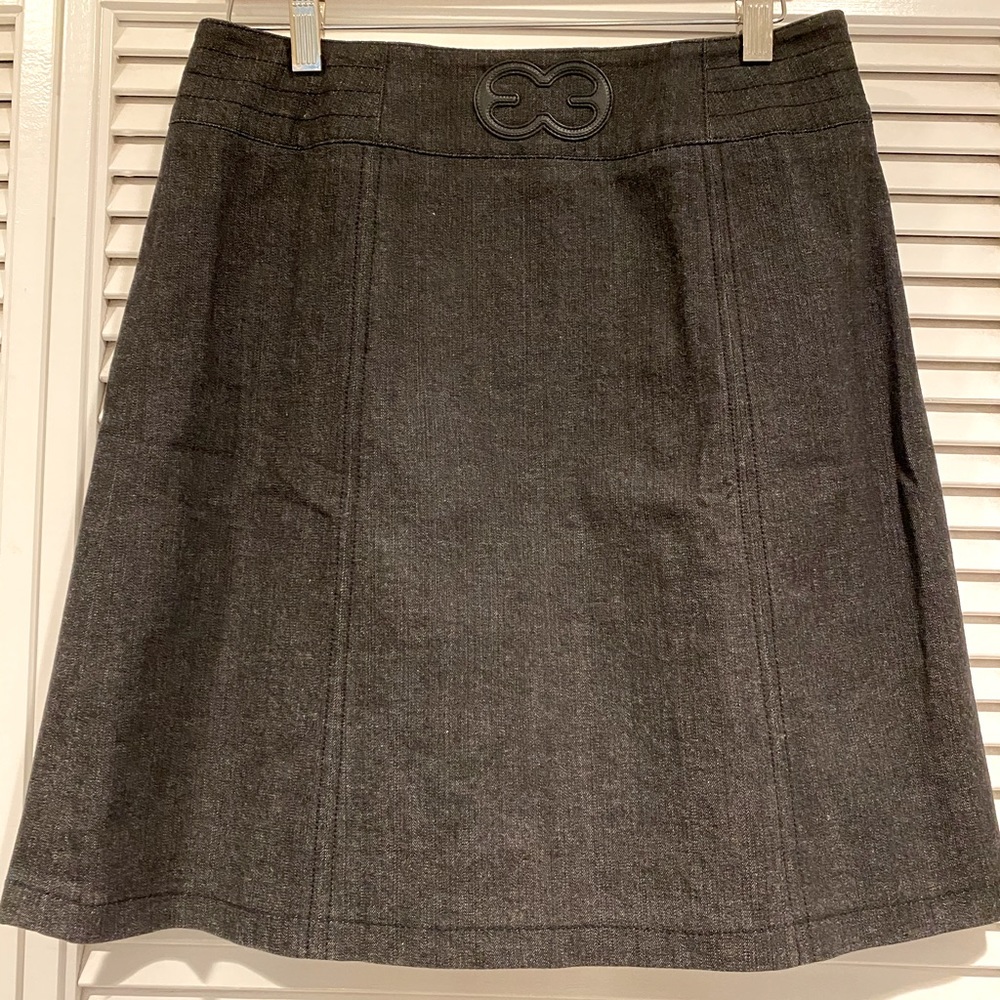 Escada Black denim skirt size s/m